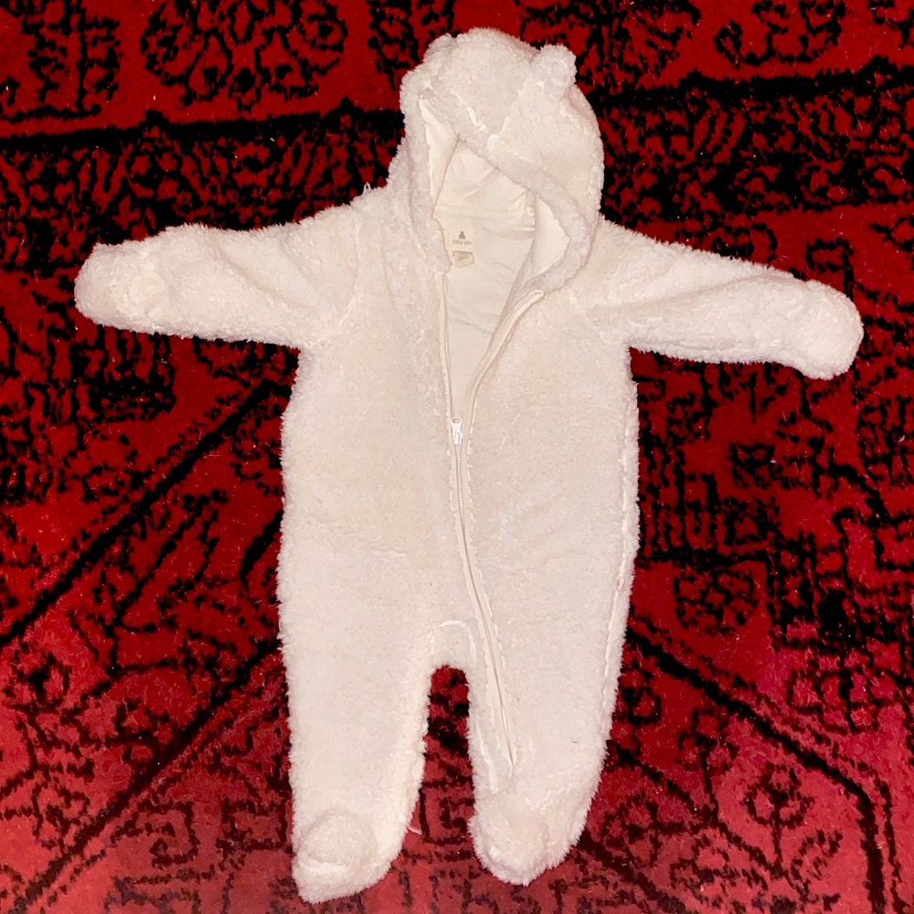 Baby Gap Bear Ears Sherpa Fleece Bunting